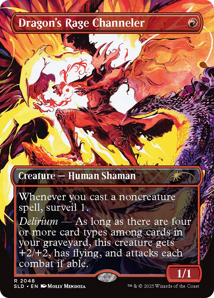 Dragon's Rage Channeler (2048) (Rainbow Foil) [Secret Lair Drop Series] | Cards and Coasters CA