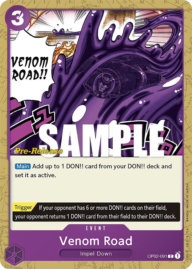 Venom Road [Paramount War Pre-Release Cards] | Cards and Coasters CA