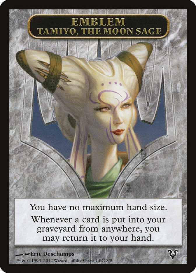 Tamiyo, the Moon Sage Emblem [Avacyn Restored Tokens] | Cards and Coasters CA