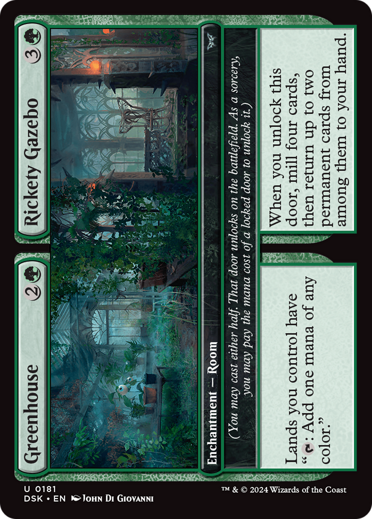 Greenhouse // Rickety Gazebo [Duskmourn: House of Horror] | Cards and Coasters CA