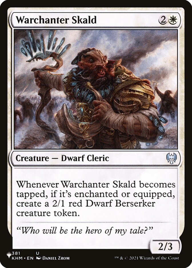 Warchanter Skald [The List] | Cards and Coasters CA