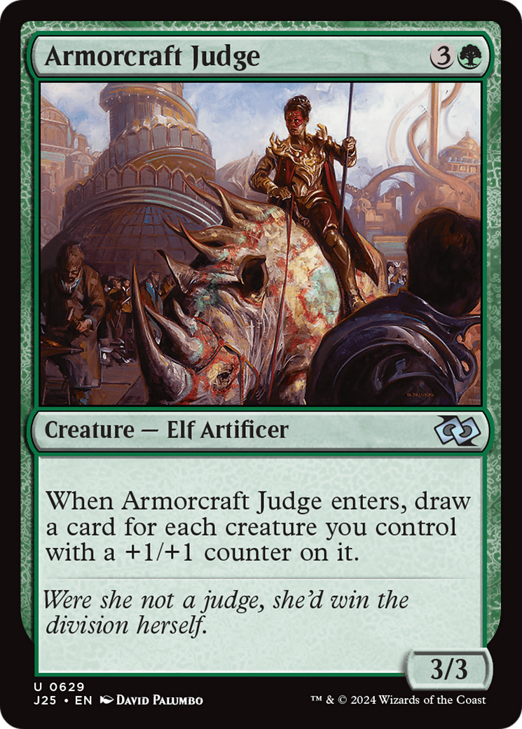 Armorcraft Judge [Foundations Jumpstart] | Cards and Coasters CA