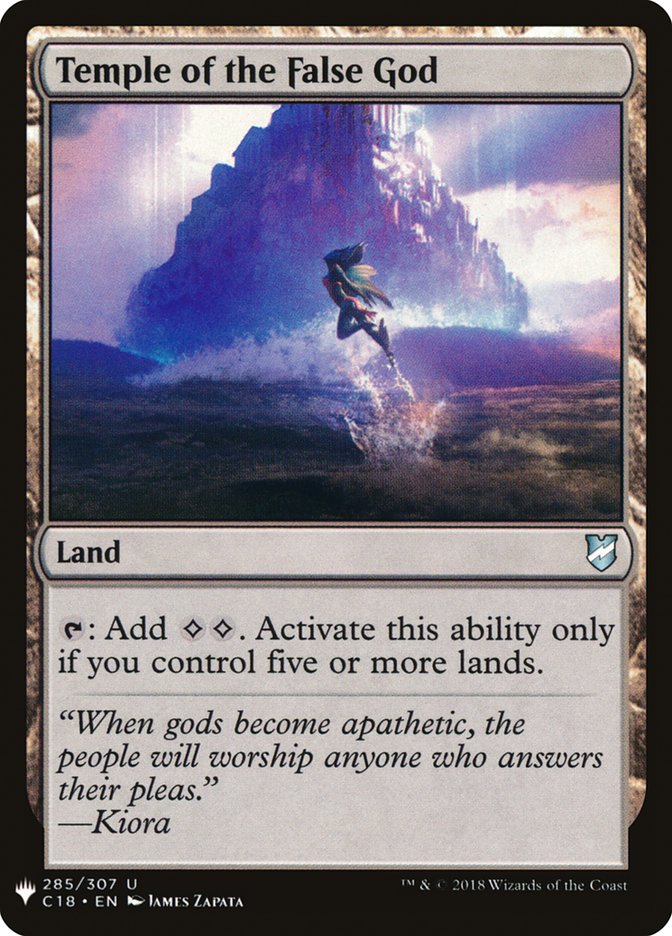 Temple of the False God [Mystery Booster] | Cards and Coasters CA