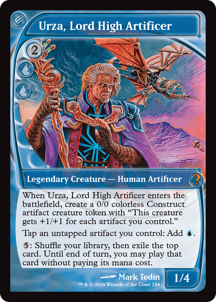 Urza, Lord High Artificer (Future Sight) [Mystery Booster 2] | Cards and Coasters CA