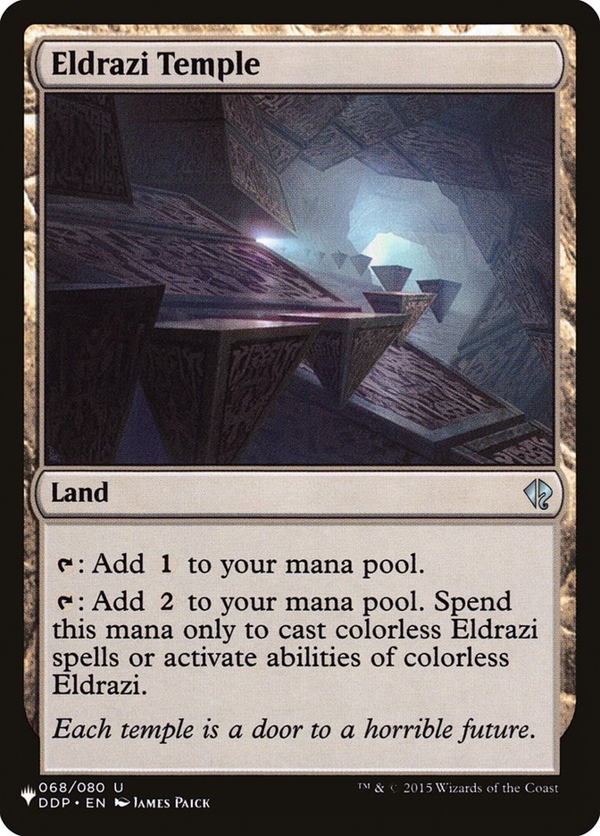 Eldrazi Temple [The List] | Cards and Coasters CA