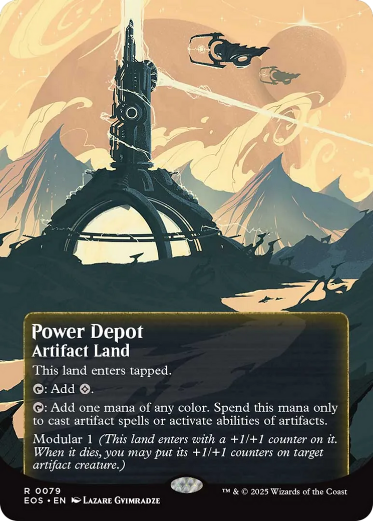 Power Depot (0079) (Borderless) [Edge of Eternities: Stellar Sights] | Cards and Coasters CA