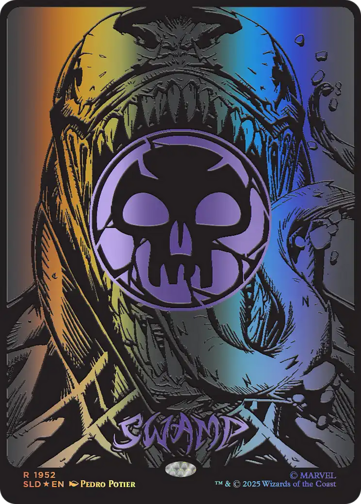 Swamp (1952) (Raised Foil) [Secret Lair Drop Series] | Cards and Coasters CA