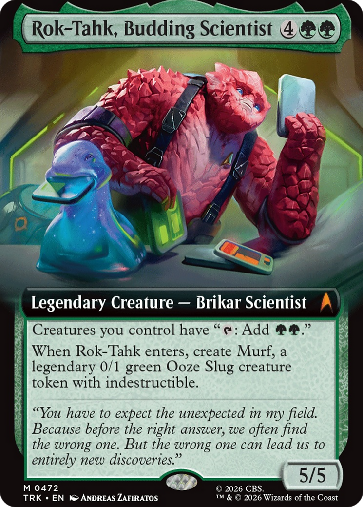 Rok-Tahk, Budding Scientist (Extended Art) [Star Trek] | Cards and Coasters CA