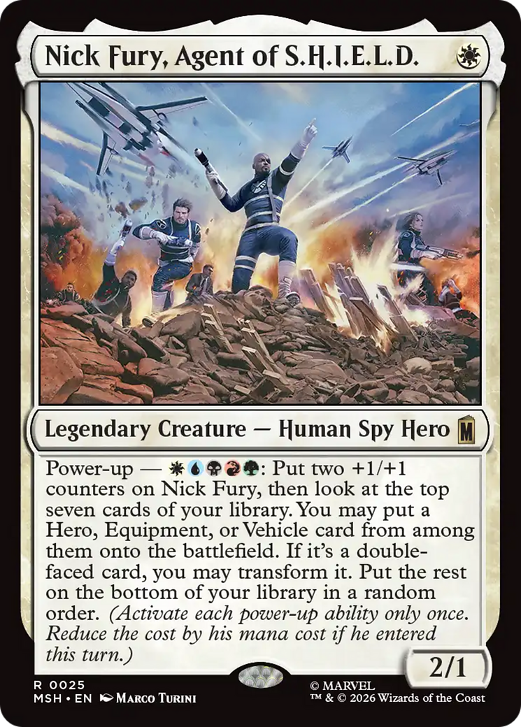 Nick Fury, Agent of S.H.I.E.L.D. [Marvel Super Heroes] | Cards and Coasters CA