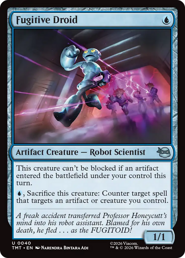 Fugitive Droid [Teenage Mutant Ninja Turtles] | Cards and Coasters CA