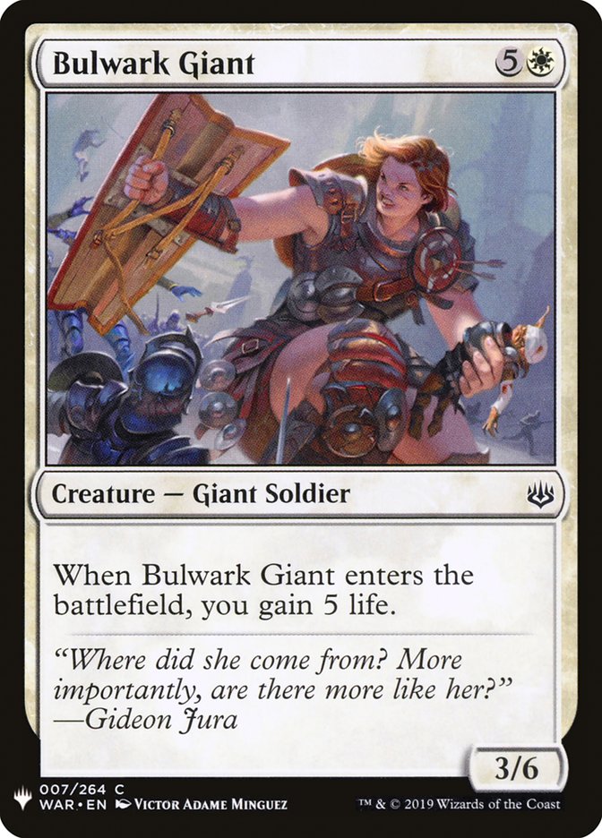 Bulwark Giant [Mystery Booster] | Cards and Coasters CA