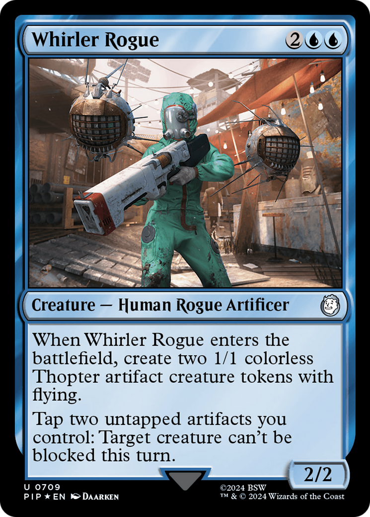 Whirler Rogue (Surge Foil) [Fallout] | Cards and Coasters CA