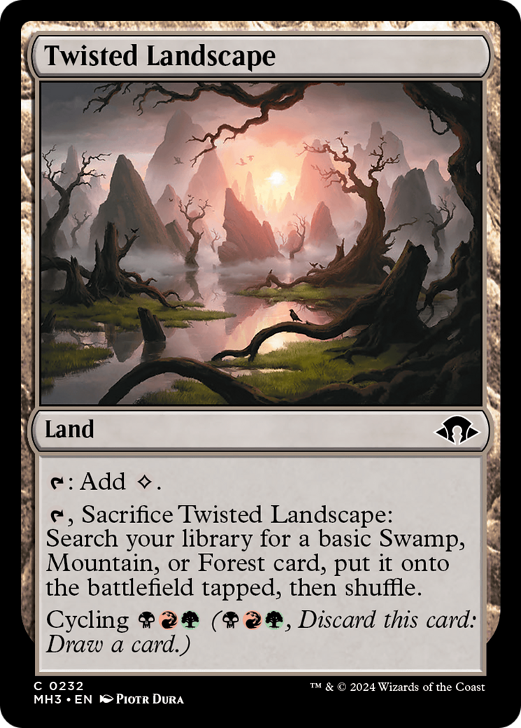 Twisted Landscape [Modern Horizons 3] | Cards and Coasters CA