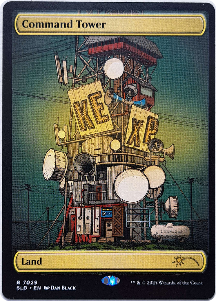 Command Tower (7029) (Rainbow Foil) [Secret Lair Drop Series] | Cards and Coasters CA