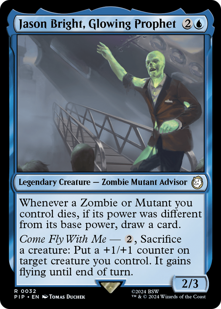 Jason Bright, Glowing Prophet [Fallout] | Cards and Coasters CA