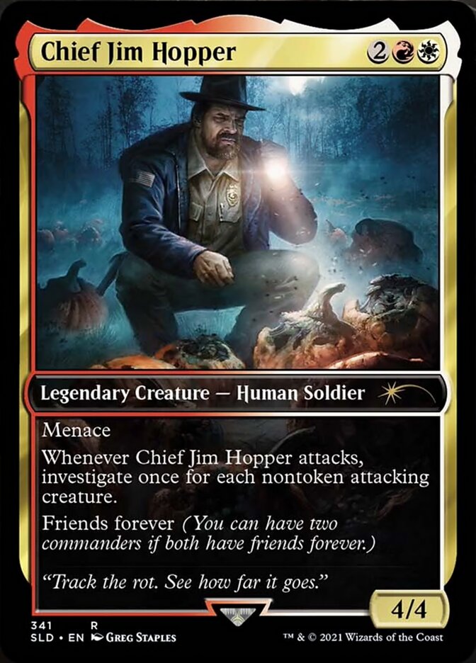 Chief Jim Hopper [Secret Lair Drop Series] | Cards and Coasters CA