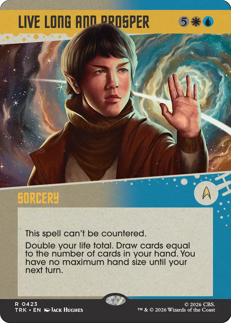 Live Long and Prosper (Showcase) [Star Trek] | Cards and Coasters CA