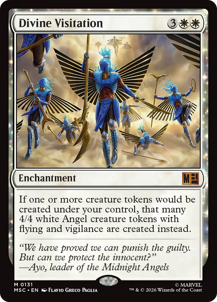Divine Visitation (Surge Foil) [Marvel Super Heroes Commander] | Cards and Coasters CA