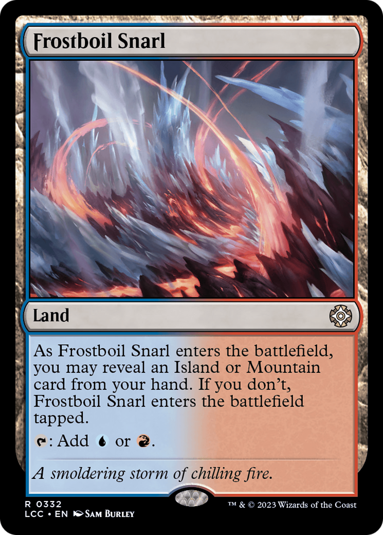 Frostboil Snarl [The Lost Caverns of Ixalan Commander] | Cards and Coasters CA