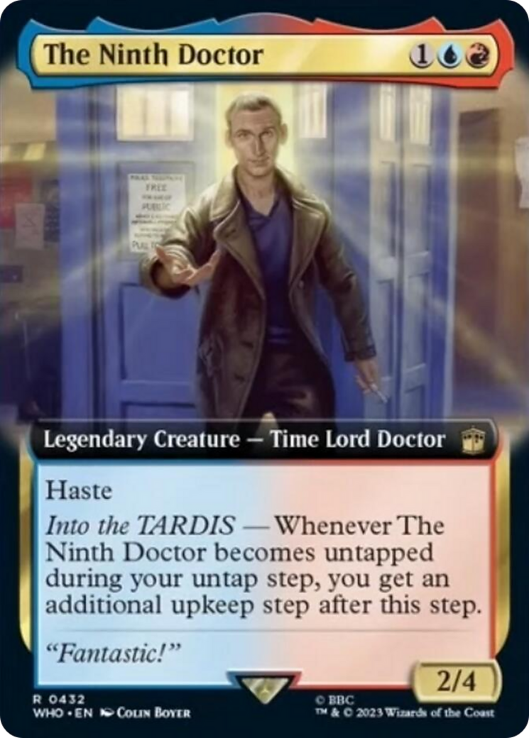 The Ninth Doctor (Extended Art) [Doctor Who] | Cards and Coasters CA