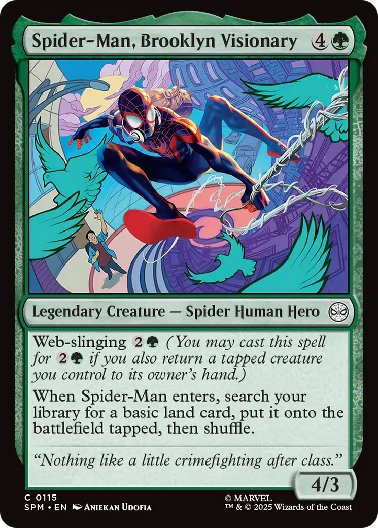 Spider-Man, Brooklyn Visionary [Marvel's Spider-Man] | Cards and Coasters CA