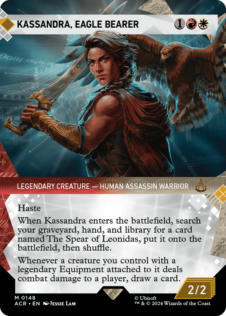 Kassandra, Eagle Bearer (Showcase) [Assassin's Creed] | Cards and Coasters CA
