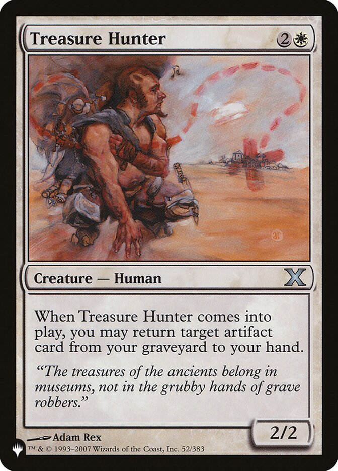 Treasure Hunter [The List] | Cards and Coasters CA