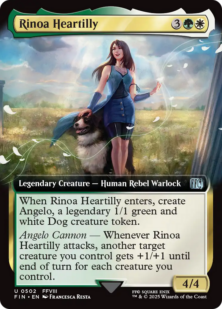 Rinoa Heartilly (Extended Art) [FINAL FANTASY] | Cards and Coasters CA