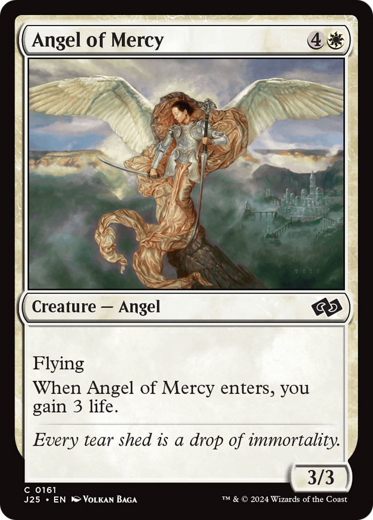 Angel of Mercy [Foundations Jumpstart] | Cards and Coasters CA