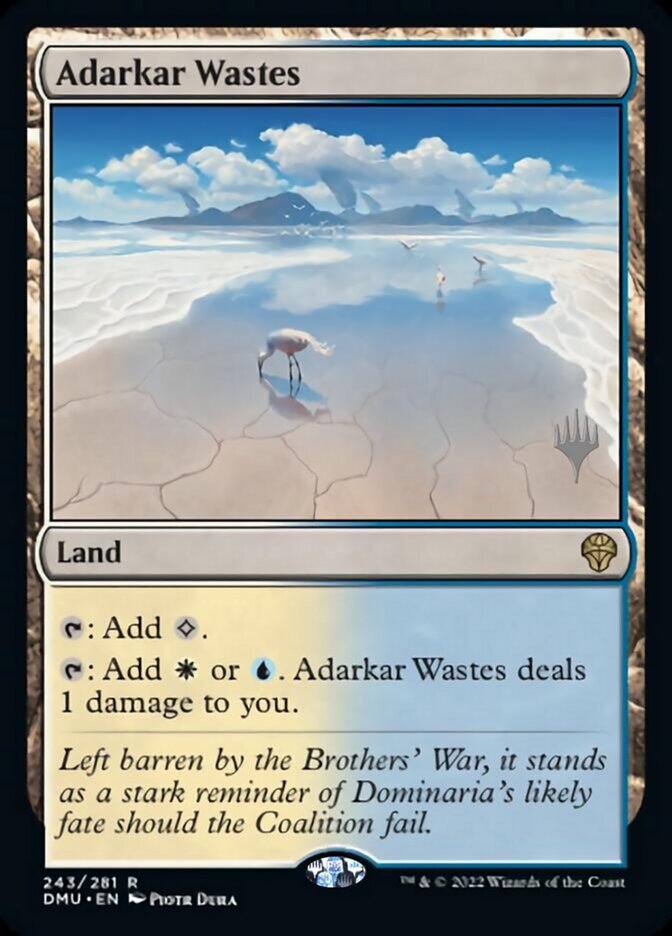 Adarkar Wastes (Promo Pack) [Dominaria United Promos] | Cards and Coasters CA