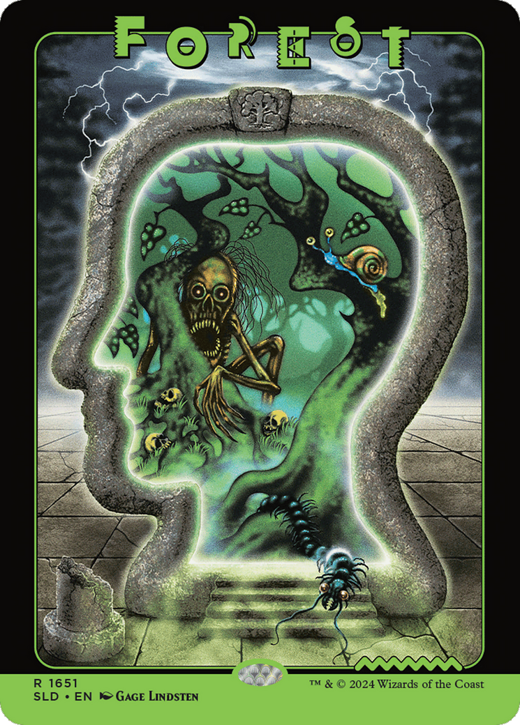 Forest (1651) [Secret Lair Drop Series] | Cards and Coasters CA