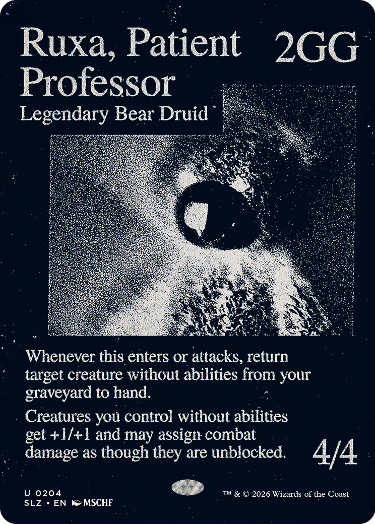 Ruxa, Patient Professor (0204) [Secret Lair x MSCHF: The Zeta Set] | Cards and Coasters CA