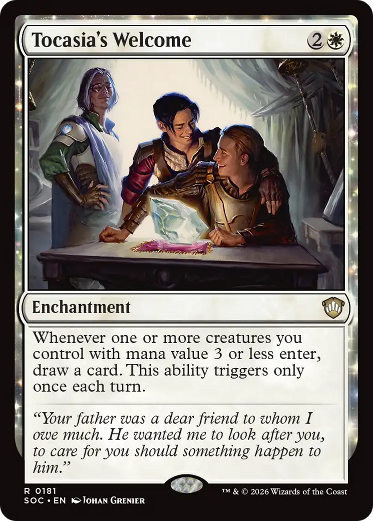 Tocasia's Welcome [Secrets of Strixhaven Commander] | Cards and Coasters CA