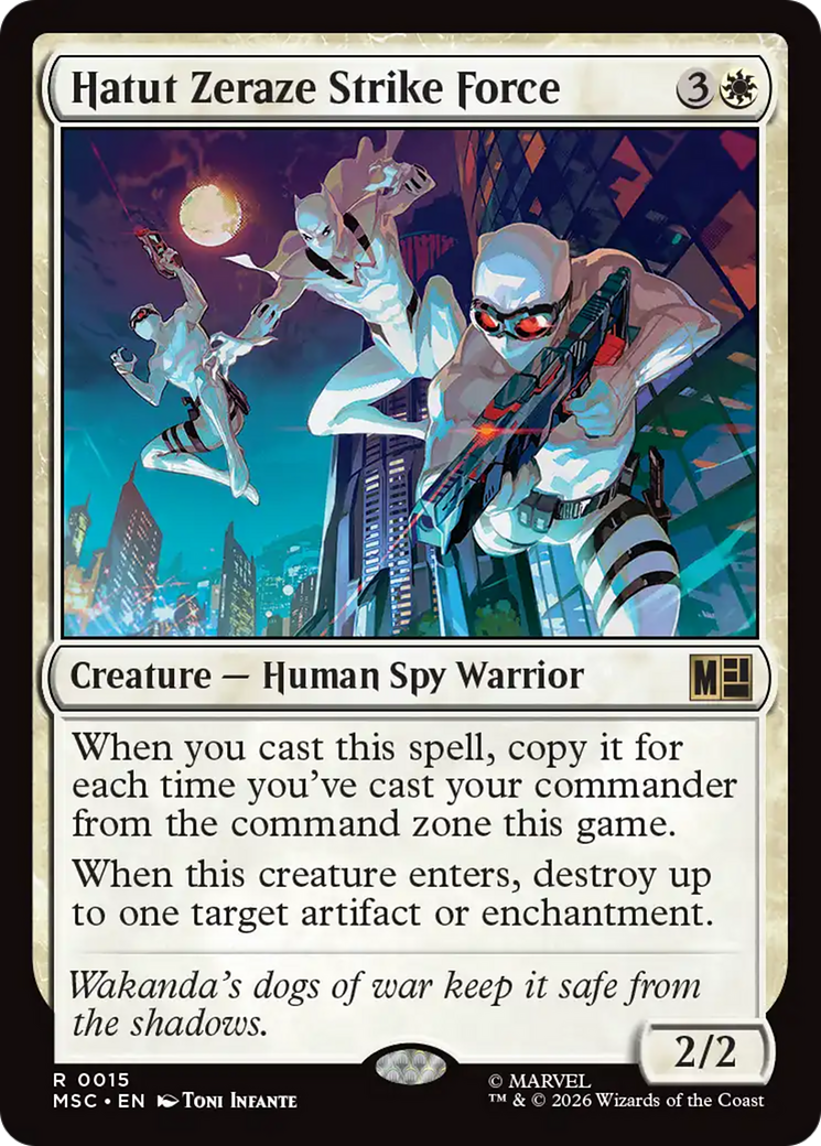 Hatut Zeraze Strike Force [Marvel Super Heroes Commander] | Cards and Coasters CA