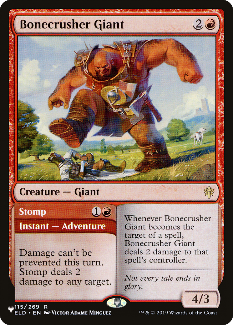 Bonecrusher Giant [The List Reprints] | Cards and Coasters CA