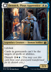 Dennick, Pious Apprentice // Dennick, Pious Apparition [Innistrad: Midnight Hunt] | Cards and Coasters CA