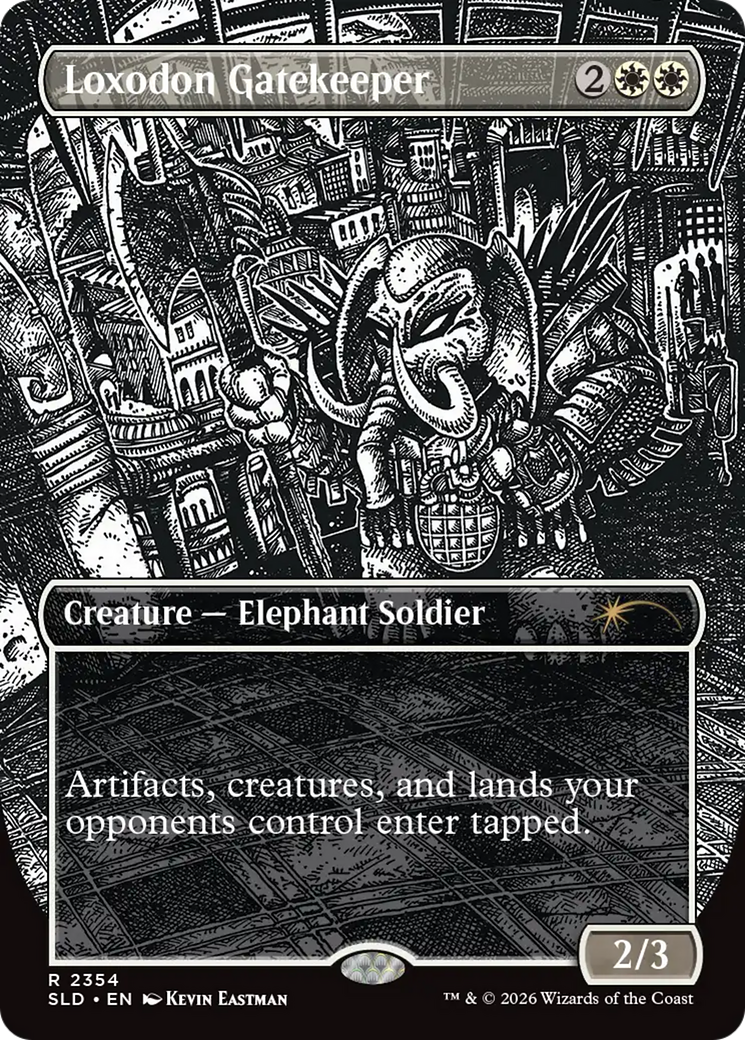 Loxodon Gatekeeper (2354) [Secret Lair Drop Series] | Cards and Coasters CA