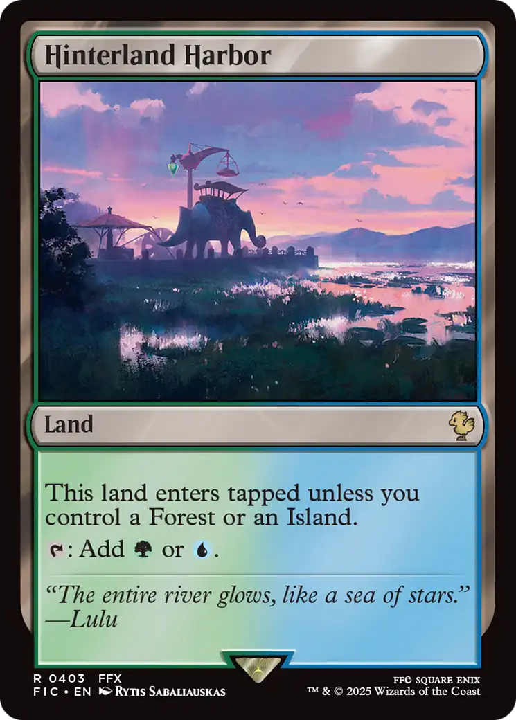 Hinterland Harbor [FINAL FANTASY Commander] | Cards and Coasters CA