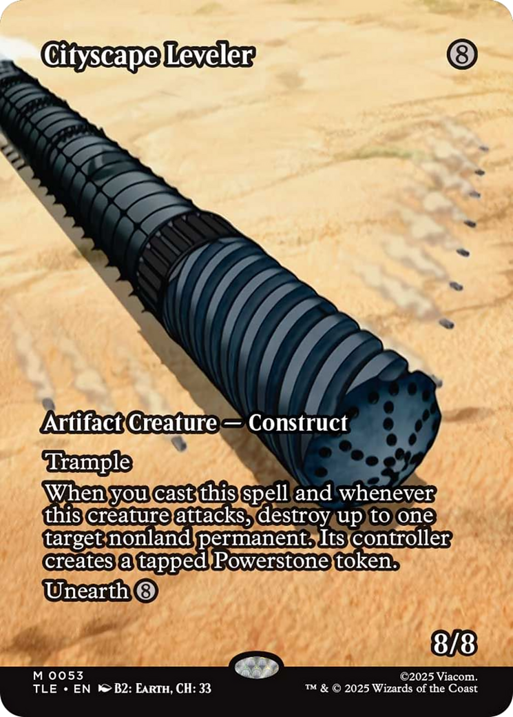 Cityscape Leveler (Borderless) [Avatar: The Last Airbender: Eternal-Legal] | Cards and Coasters CA