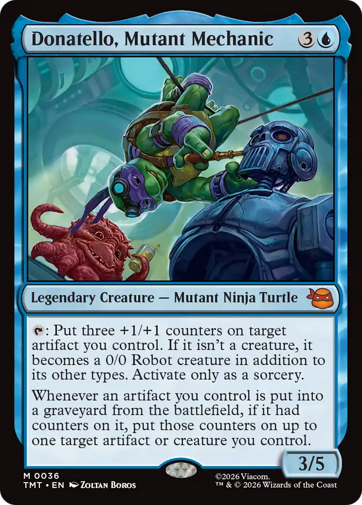 Donatello, Mutant Mechanic [Teenage Mutant Ninja Turtles] | Cards and Coasters CA