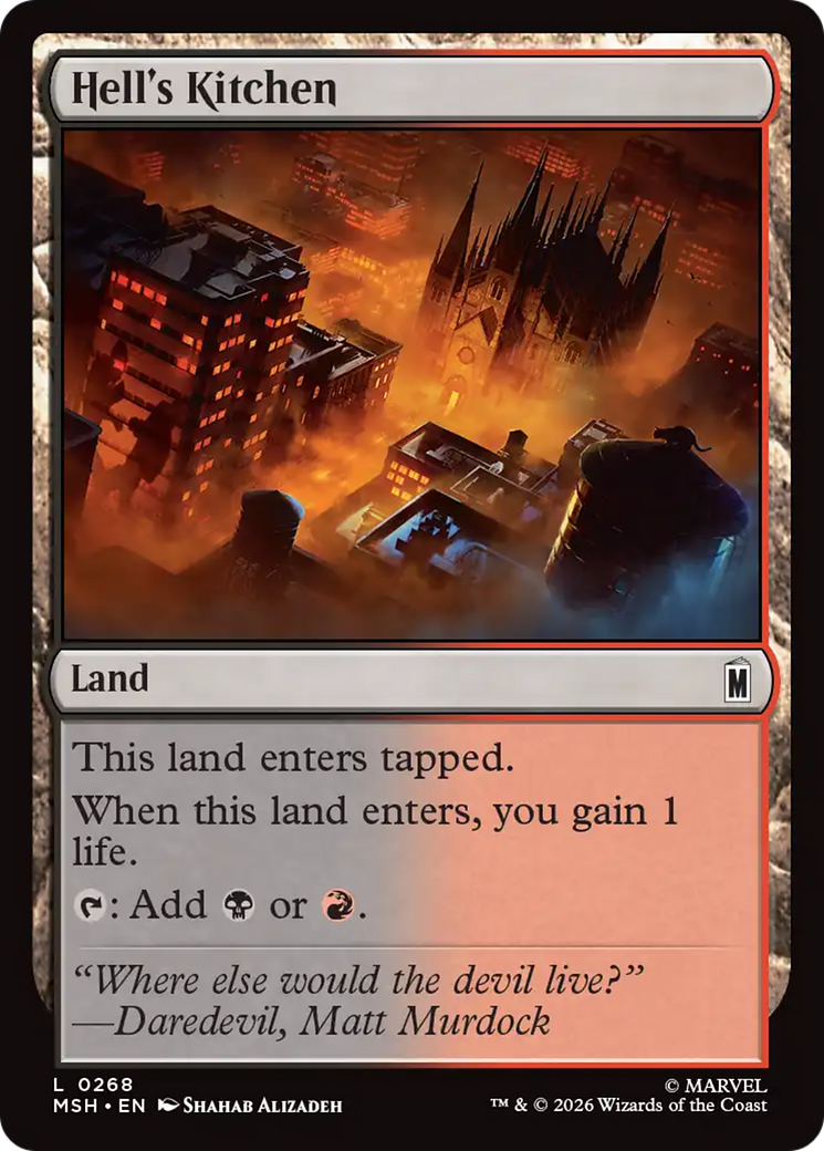 Hell's Kitchen [Marvel Super Heroes] | Cards and Coasters CA
