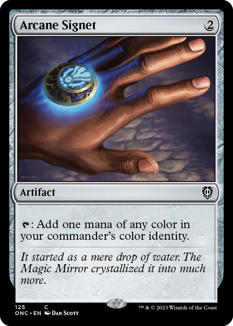 Arcane Signet [Phyrexia: All Will Be One Commander] | Cards and Coasters CA