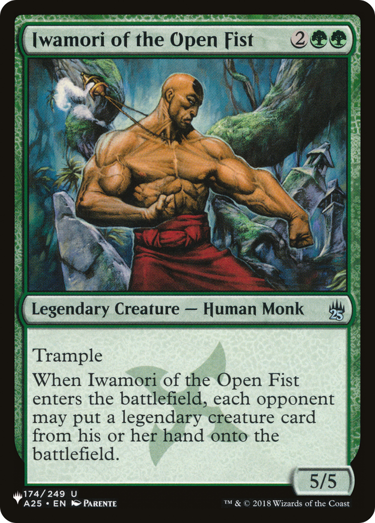 Iwamori of the Open Fist [The List Reprints] | Cards and Coasters CA