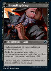 Vengeful Strangler // Strangling Grasp [Innistrad: Midnight Hunt] | Cards and Coasters CA