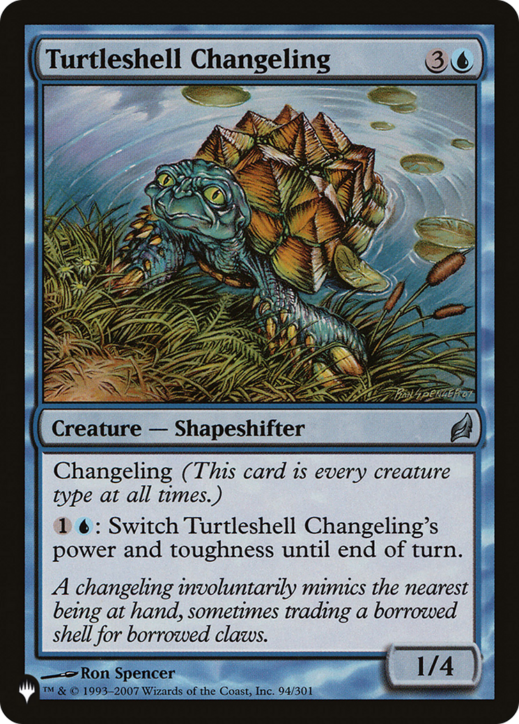 Turtleshell Changeling [The List] | Cards and Coasters CA