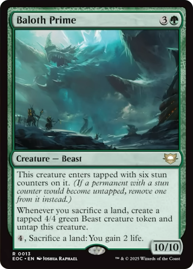 Baloth Prime [Edge of Eternities Commander] | Cards and Coasters CA