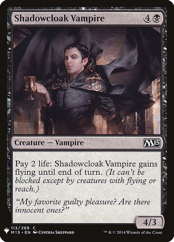 Shadowcloak Vampire [Mystery Booster] | Cards and Coasters CA