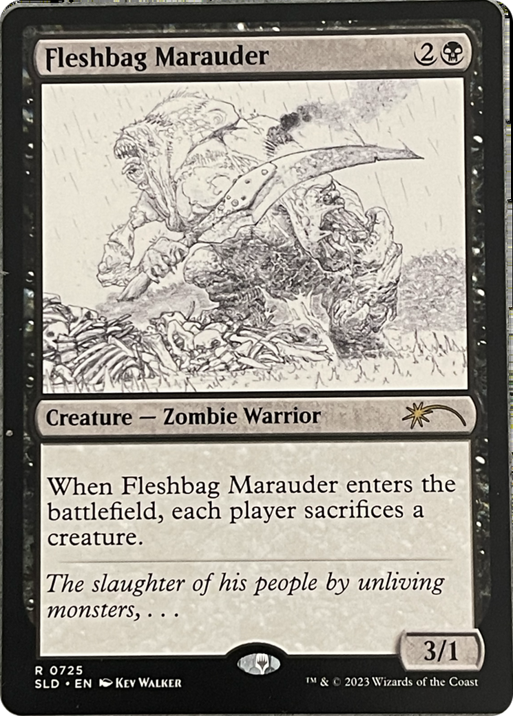 Fleshbag Marauder (Sketch Showcase) [Secret Lair Drop Series] | Cards and Coasters CA