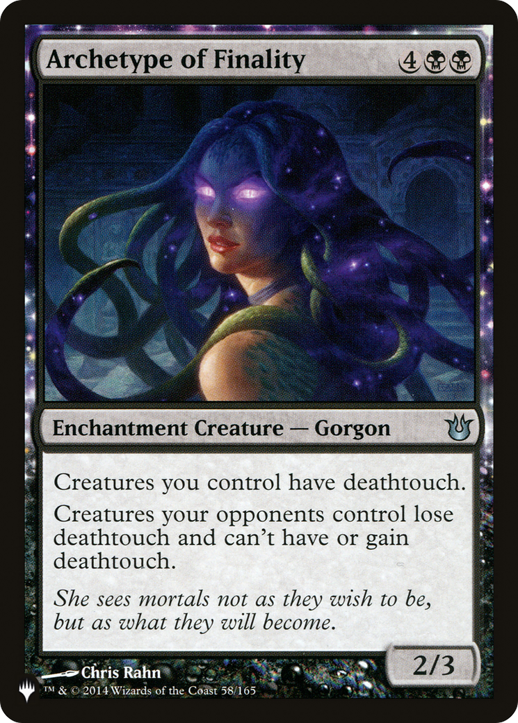 Archetype of Finality [The List] | Cards and Coasters CA