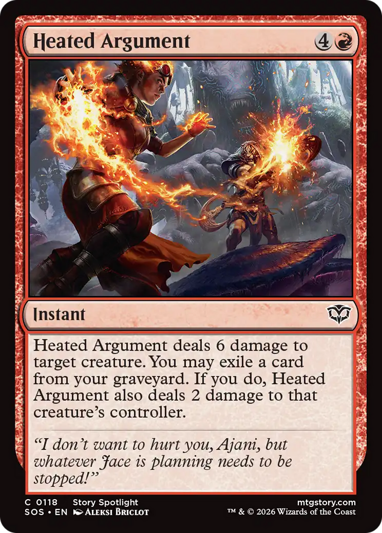 Heated Argument [Secrets of Strixhaven] | Cards and Coasters CA